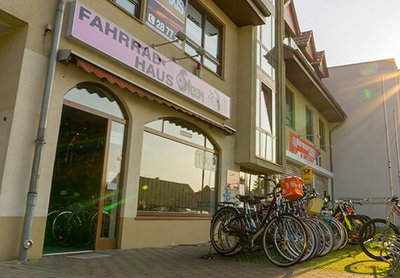 Fahrradhaus Steen Hausansicht Ladengeschäft in Falkensee